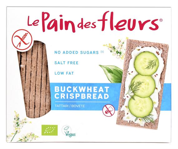 Boghvede Knækbrød u/salt og tilsat sukker